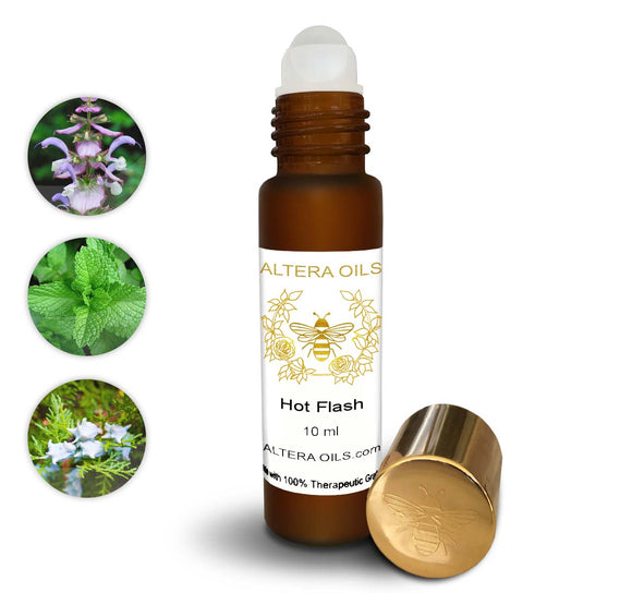 essential oil blend for hot flashes and night sweats